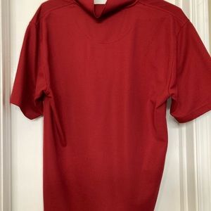 Mens red polo